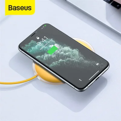 Baseus 15W Wireless Charger Qi Fast Wireless Charging For iPhone 13 Pro Max 12 For Airpods Pro Universal Wireless Charger For Samsung Huawei Xiaomi (1)