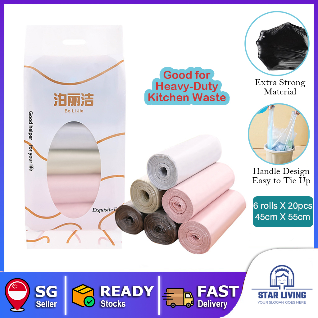 1Roll /20pcs Disposable Plastic Small Garbage Bag Trash Bags Household Black  Blue Purple Pink Cleaning Tools Accessories Durable - AliExpress