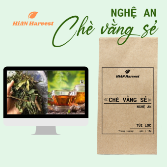 Trà Túi lọc chè vằng sẻ Nghệ An lợi sữa, chống viêm, chống tắt tia sữa, tan mỡ, giảm cân, ngủ ngon  HiAN cafe