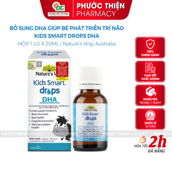 Nature Way Kids Smart Drops DHA Dầu cá cho bé bổ sung dha omega 3 lọ 20ml