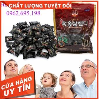 COMBO 3 GÓI KẸO HẮC SÂM KOREA BLACK GINSENG (300GR-GÓI)-Kẹo Sâm Đen Hàn Quốc - 300gram - Kẹo Sâm Hàn Quốc