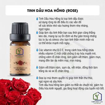 Tinh Dầu Hoa Hồng 10ml