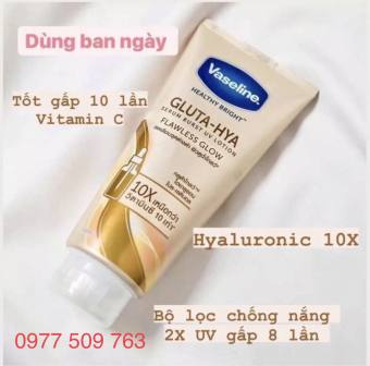 Sữa dưỡng thể VASELINE 10X Thái Lan 330ml - màu vàng
