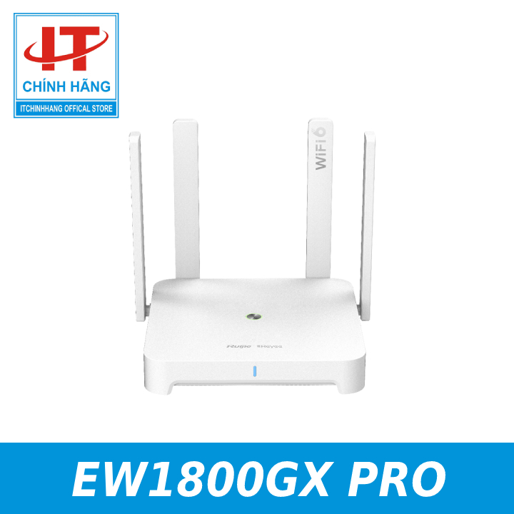 Bộ phát wifi router wifi 6 mesh ruijie rg-ew1800gx pro