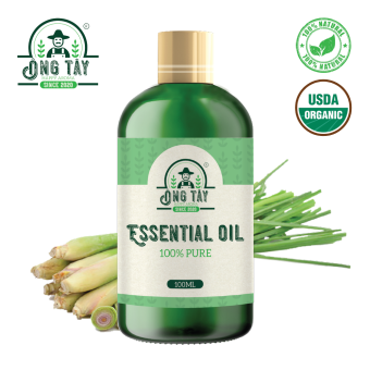 Tinh dầu hữu cơ Sả Chanh ÔNG TÂY giá sỉ mẫu thử/ 5kg/ 25kg/ 180kg