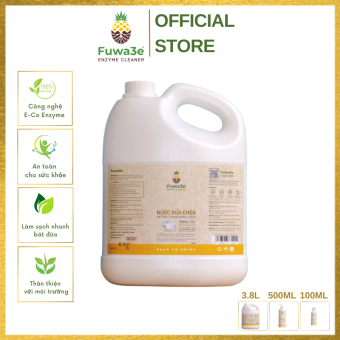 Nước rửa chén sinh học Fuwa3E – Can 3.8L