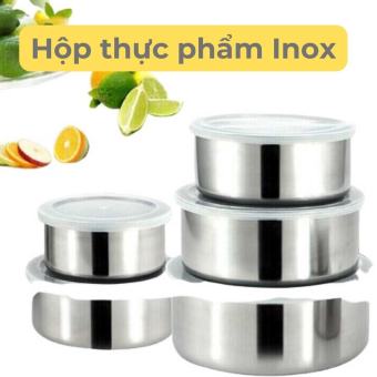 Bộ thố lạnh inox 5 món [ BÁT INOX 5 MÓN ]