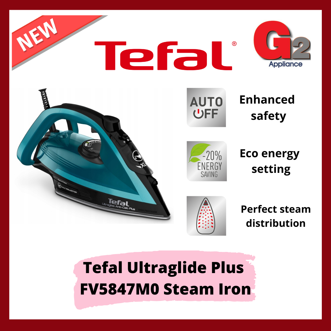 Tefal Ultraglide Plus Steam Iron (2800W) FV5847M0