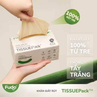 Kenko-Khăn giấy tre Fudo (Giấy rút) - Leafhouse hcm