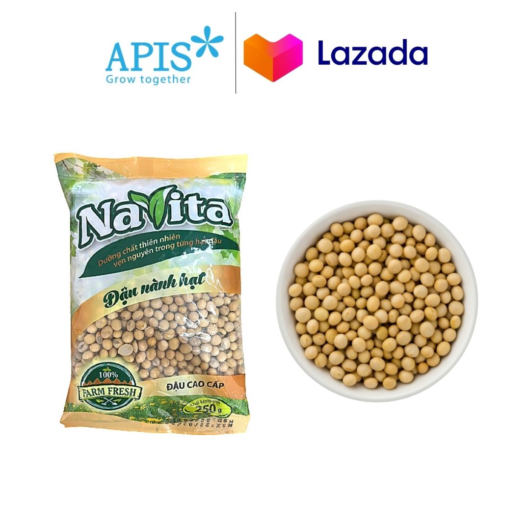 1 Gói Naita 250g - Đậu Nành Hạt Cao Cấp Bao Bì Naita