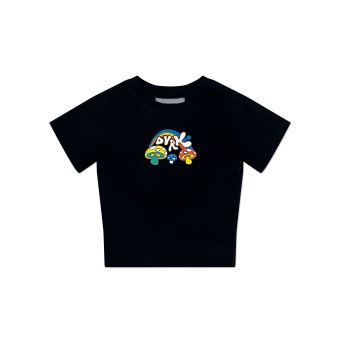 DVRK - Áo thun nữ tay ngắn cổ tròn họa tiết MUSHROOM - DVRK - 22SS