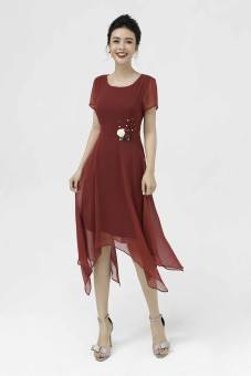 Đầm Dạ Hội Lamer Buộc Nơ Eo S63I21H002