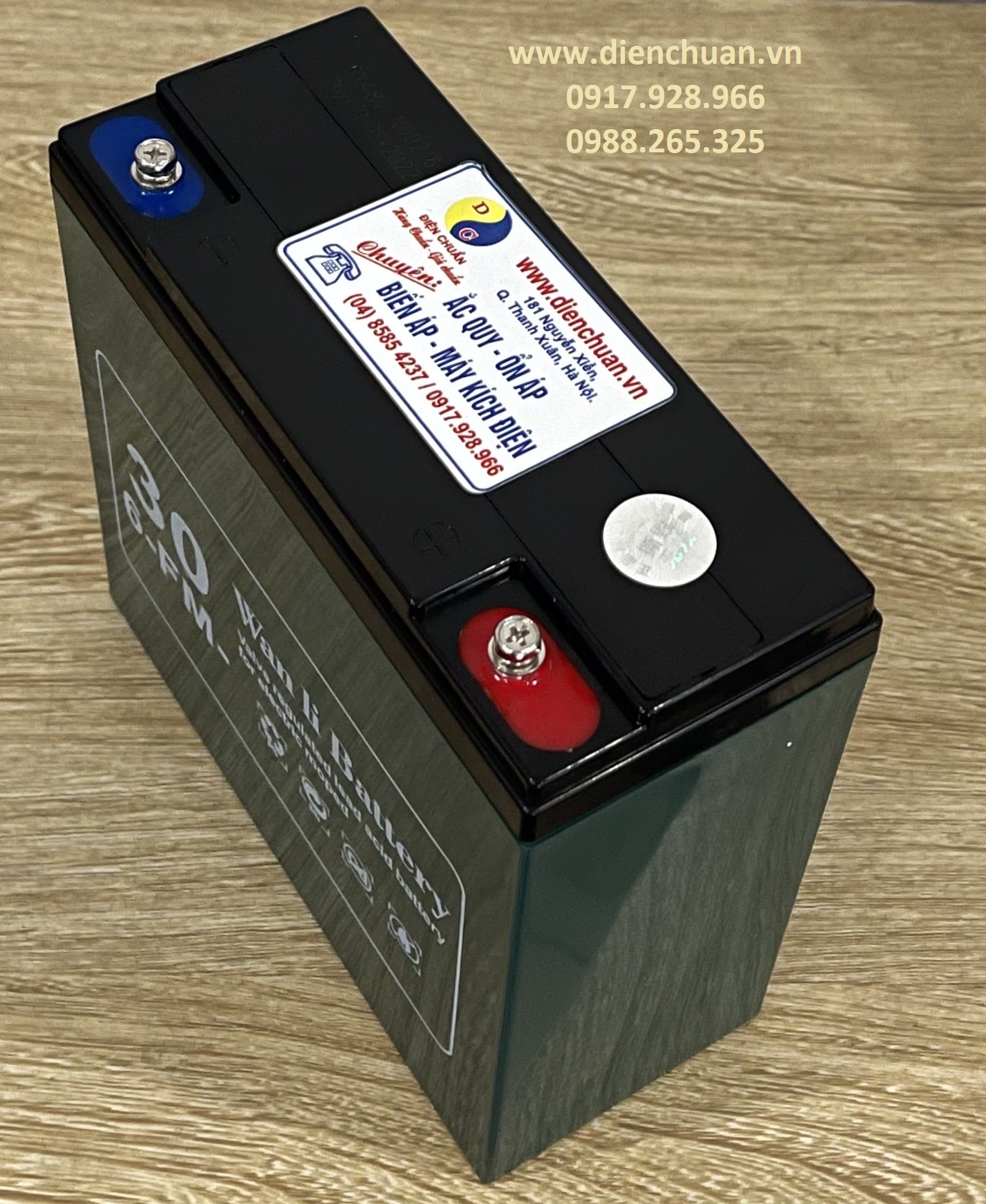 Bộ 4 bình ắc quy xe đạp điện xe máy điện 48v 30ah