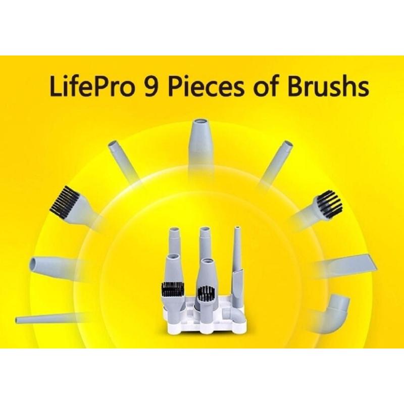9 pcs set Brush for Lifepro Vacuum Cleaner DX1000 Singapore
