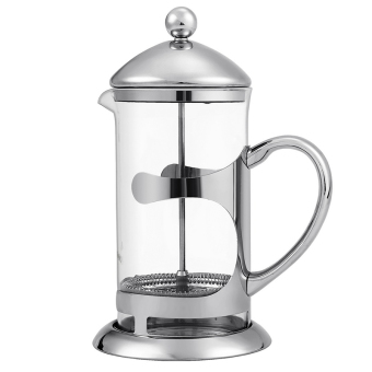 Cyber HOMDOX French Press Coffee Espresso Maker 1000ML StainlessSteel Heat Resistant Glass Carafe Kettle with Plunger