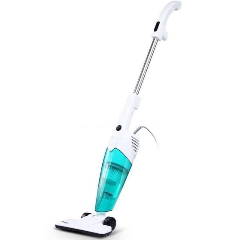 Deerma DX118C 2 in 1Push-Rod Handheld Vacuum Cleaner (Blue) - intl Singapore