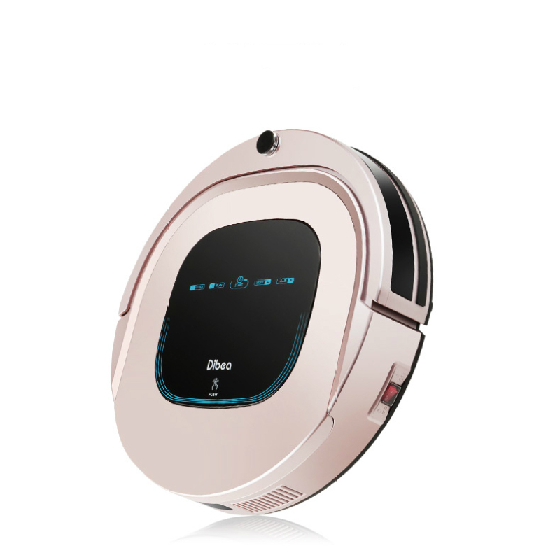 Dibea T701 Household Robot Vacuum Cleaner 2-in-1 Dry & Wet Mopping HEPA Filter Picking Up Pet Fur - intl Singapore