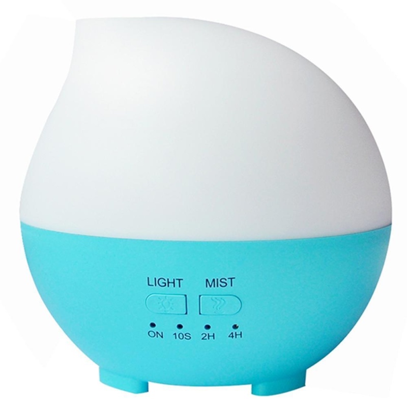dmscs Essential Oil Diffuser, 300ml Ultrasonic Diffusers Cool Mist Aroma Humidifier with Adjustable Mist Mode, Waterless Auto Shut-off and 7 Color LED Lights Changing for Home Office Bedroom - intl Singapore