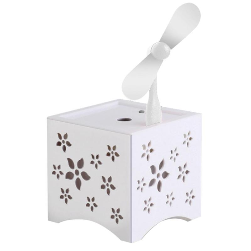 Electric Air Mist Maker USB Humidifier (White) - intl Singapore