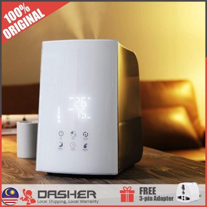 [Free Gift] Deerma High End Air Humidifier Purifier Ionizer Touch Screen 4.9L Auto Cut Off (3-pin Adapter)   - intl Singapore