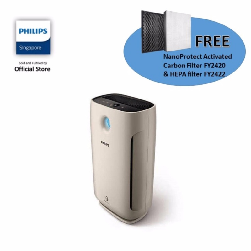 FREE NanoProtect Activated Carbon Filter FY2420 & NanoProtect HEPA filter FY2422 _Worth $128 (While Stock Last) with Philips Air Purifier 2000 series - AC2882/30 Singapore