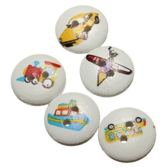 100 Pcs Mixed Transport Pattern 2 Holes Wood Buttons Sewing Scrapbooking 15mm - Intl April 2018 - 2 100 Pcs Mixed Transport Pattern 2 Holes Wood Buttons Sewing Scrapbooking 15mm - intl - 2