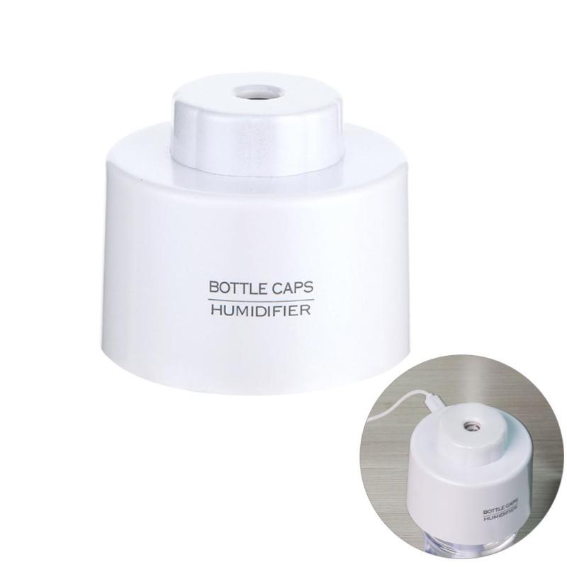 LED Light USB Bottle Caps Humidifier Air Diffuser Aroma Mist
Maker(White) - intl Singapore