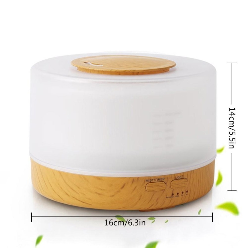 leegoal Cool Mist Humidifier Home Fragrance Diffuser 2-in-1, Classical Style With 7 Colors Light Mode, Large Capacity Enough For 16 Hrs Working, Sleep Mode - intl Singapore