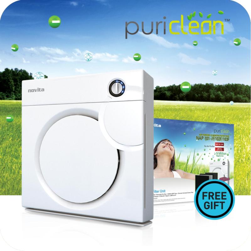 novita PuriClean™ Air Purifier NAP101i + FOC Filter Pack Singapore