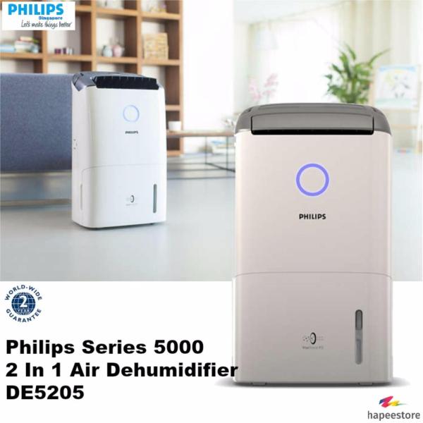 Philips Series 5000 2 In 1 Air Dehumidifier - DE5205 (2 Years Warranty) Singapore