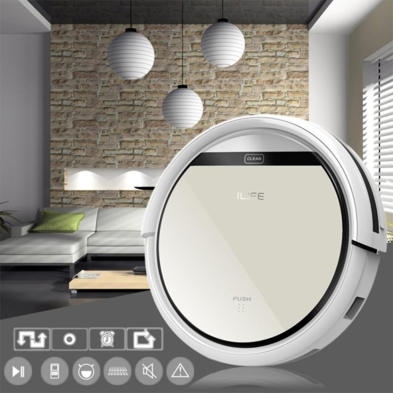Vacuum Cleaning Robot LCD Touch Remote Control Aspirador - intl Singapore