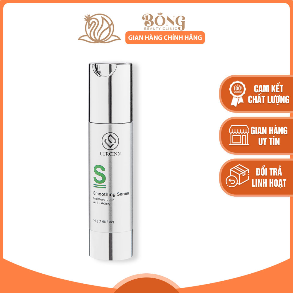 serum dưỡng ẩm da mặt Lurcinn Smoothing 50g BB18 cải thiện làn da, cung cấp dưỡng chất nuôi dưỡng làn da từ sâu bên trong - BÔNG BEAUTY CLINIC