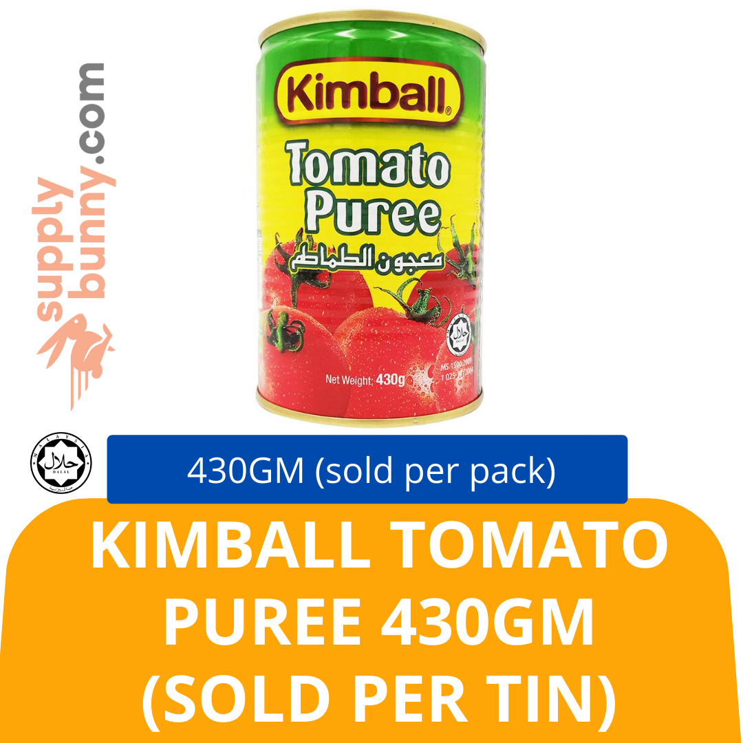 Kimball Tomato Puree 430gm (sold per tin) Halal