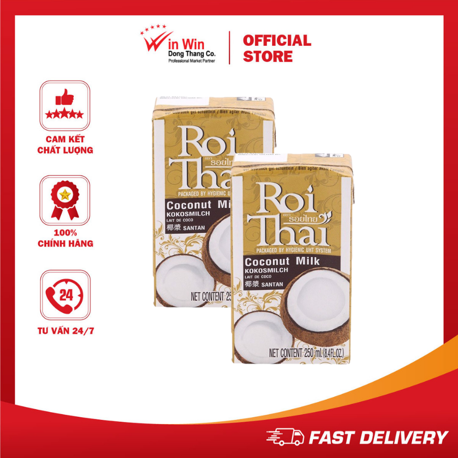Combo 2 hộp nước cốt dừa roi thai 250ml