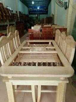 Bộ bàn ăn gỗ sồi