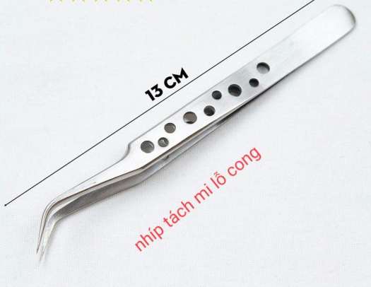 Nhíp tách mi lỗ cong dùng để tách, nối mi classic