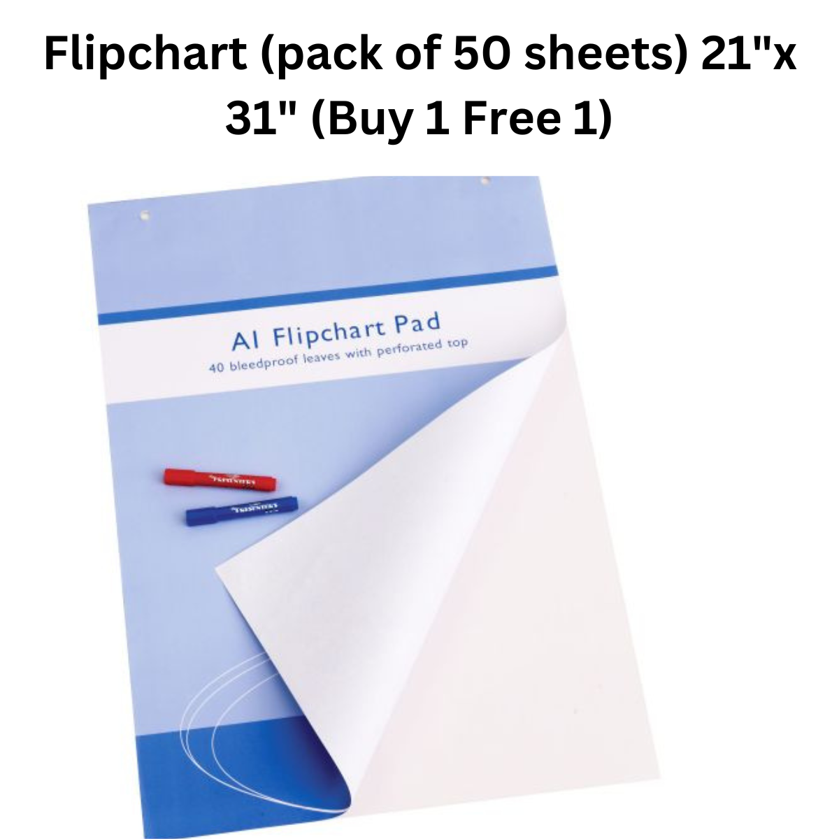 Deli Flip Chart Paper 23 x 32 Inch A1 Size 8729