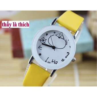 Đồng hồ nữ mặt hoạt hình vui nhộn
