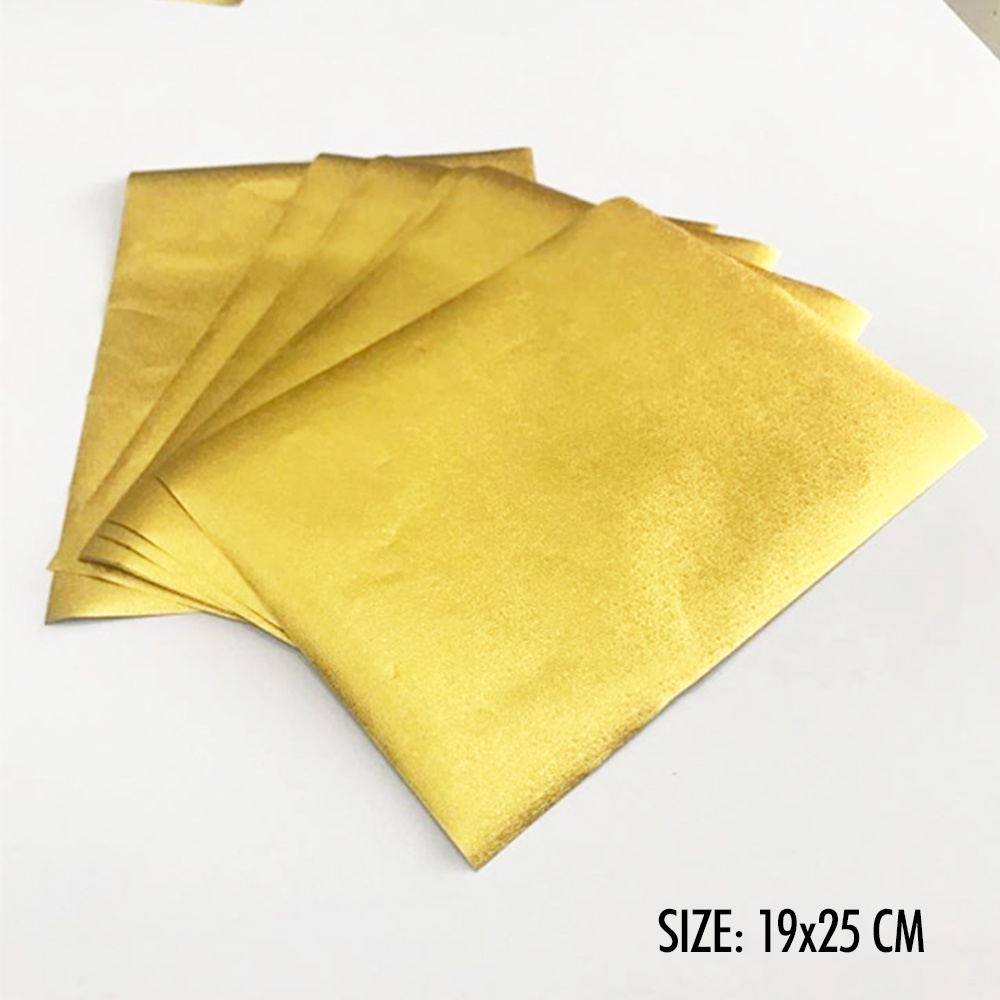 กระดาษฟอยล์สีทองสำหรับช็อกโกแลต ขนาด 19x25 cm ราคา 199 บาท*ส่งฟรี