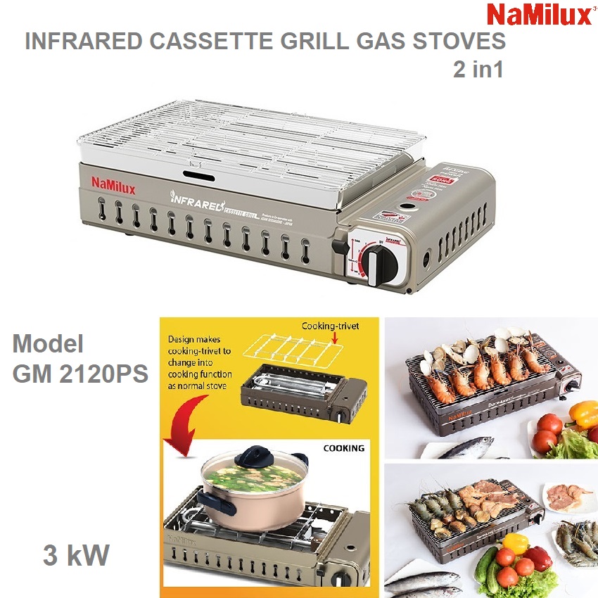 Bếp nướng gas đa năng Namilux GM dòng bếp lớn
