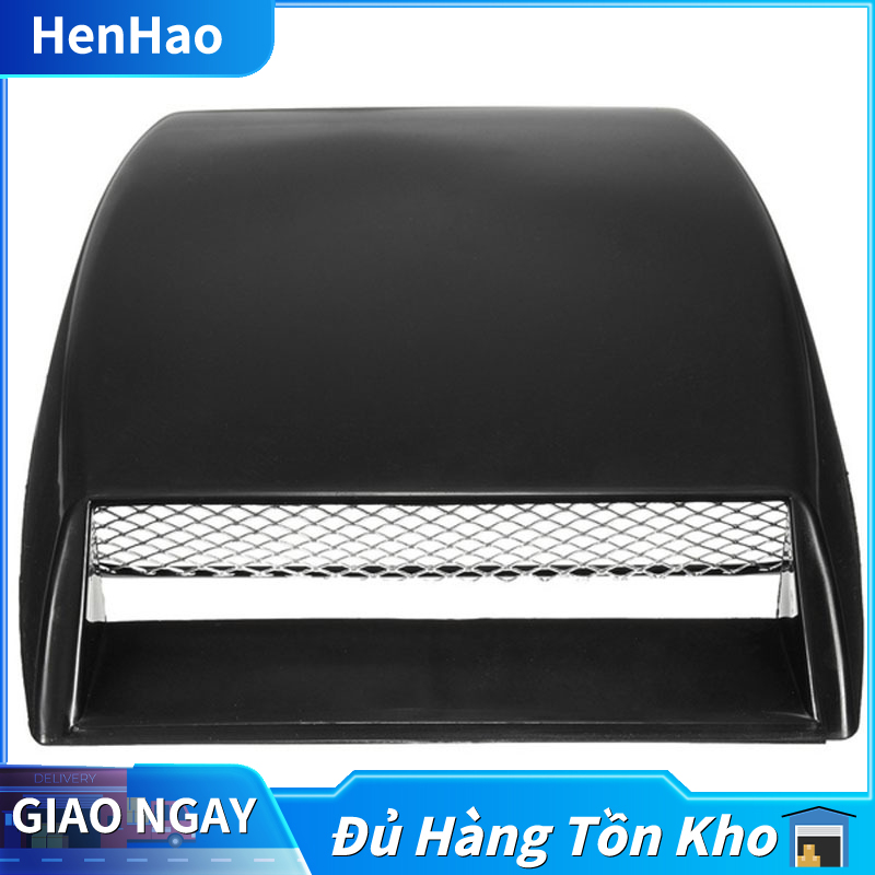 Ốp Lỗ Hút Gió Nắp Ca-pô Trang Trí Xe Hơi, Ốp Lỗ Thông Hơi Mui Xe Phổ Thông Màu Trắng