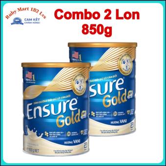 Combo 2 Lon Ensure Gold Hương Vani Lon 850g