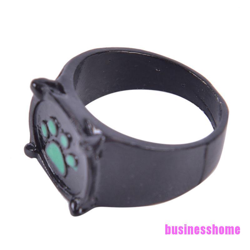 cat noir ring silver