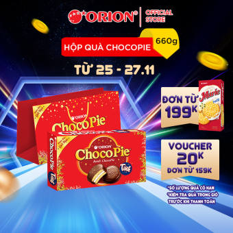 Hộp Quà Tặng Tài Lộc Orion ChocoPie Đặc Biệt 660g
