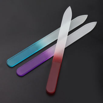 Sanhe Dũa Móng Tay Thủy Tinh Pha Lê Dải Đánh Bóng Móng Tay Thời Trang Dụng Cụ Làm Móng Tay