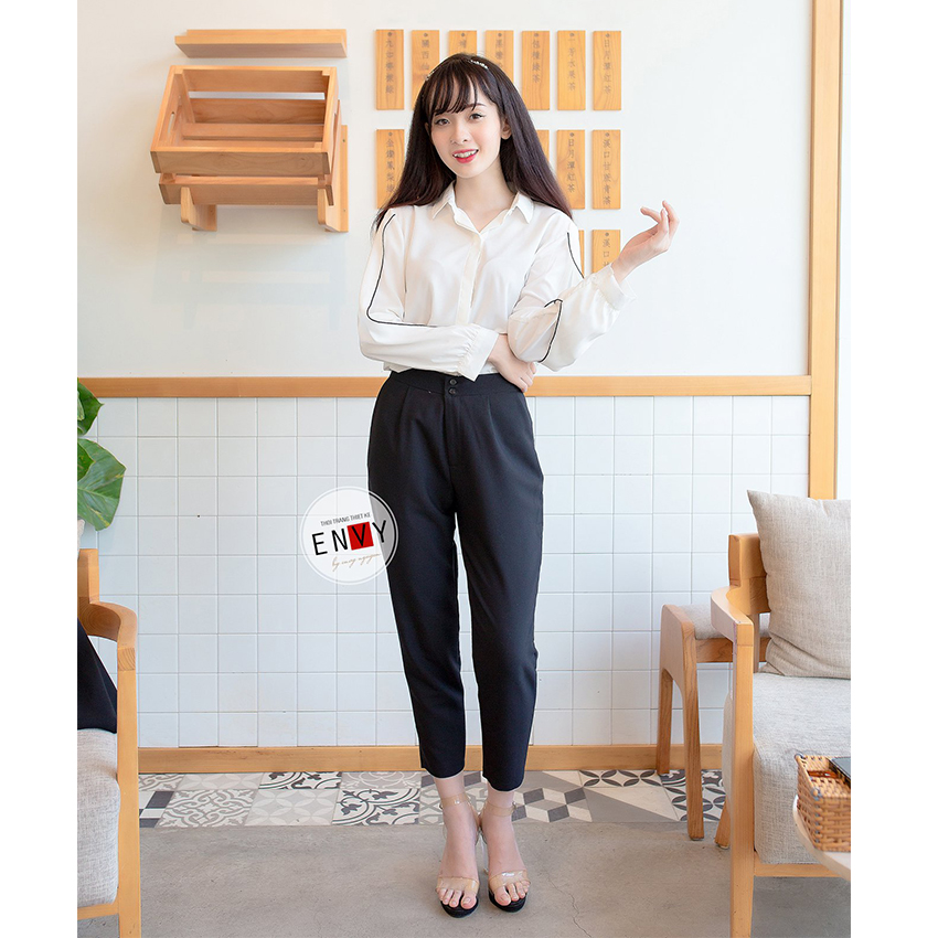 Quần baggy nữ công sở baggy trousers ENVY QK0090