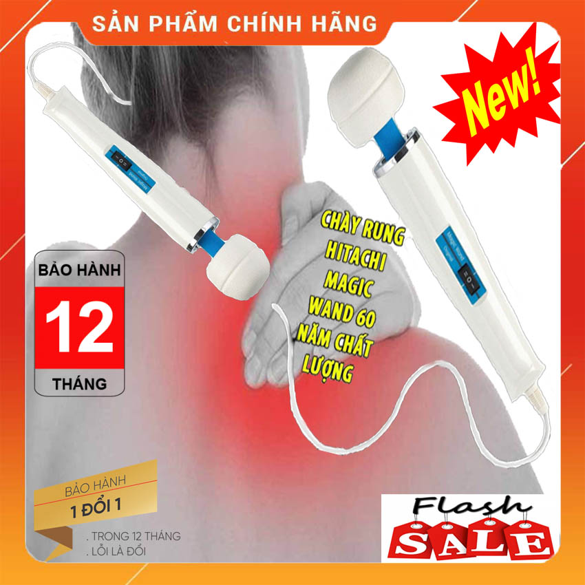 May matxa cam tay may mat sa cam tay - Máy Massage cầm tay. Máy massage đa năng Hitachi HV-250R cao cấp.