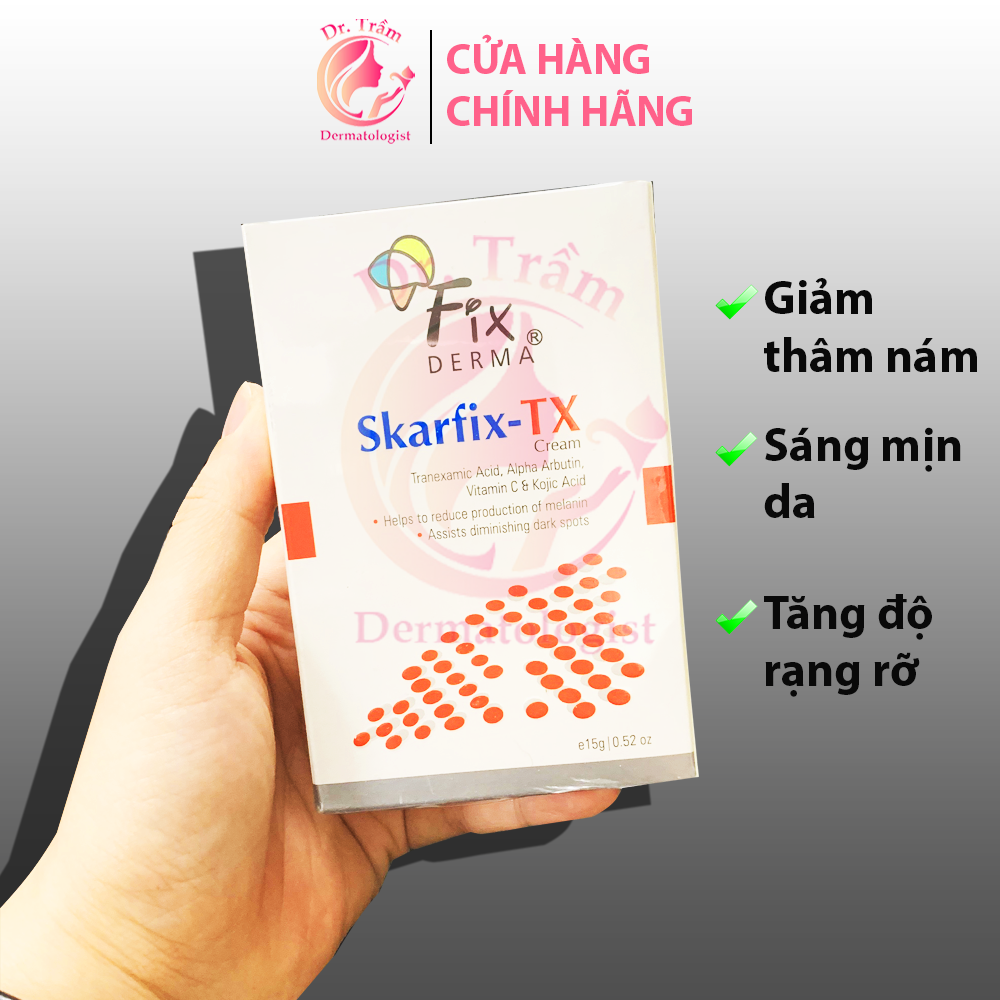 Fixderma Skarfix Tx Cream - Kem dưỡng da mờ nám, giảm thâm