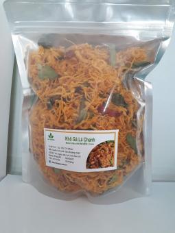 Khô gà lá chanh xé cay 500gr