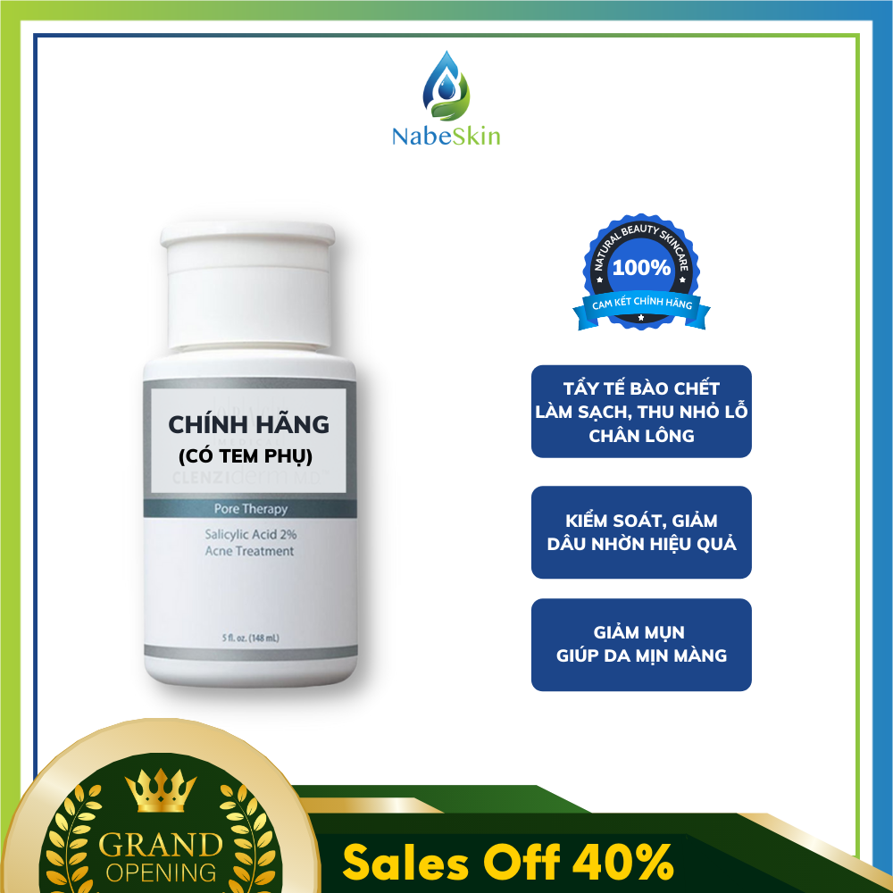 Dung dịch toner bha 2% giảm mụn, dầu nhờn chính hãng